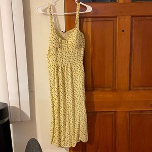 Yellow spring dress